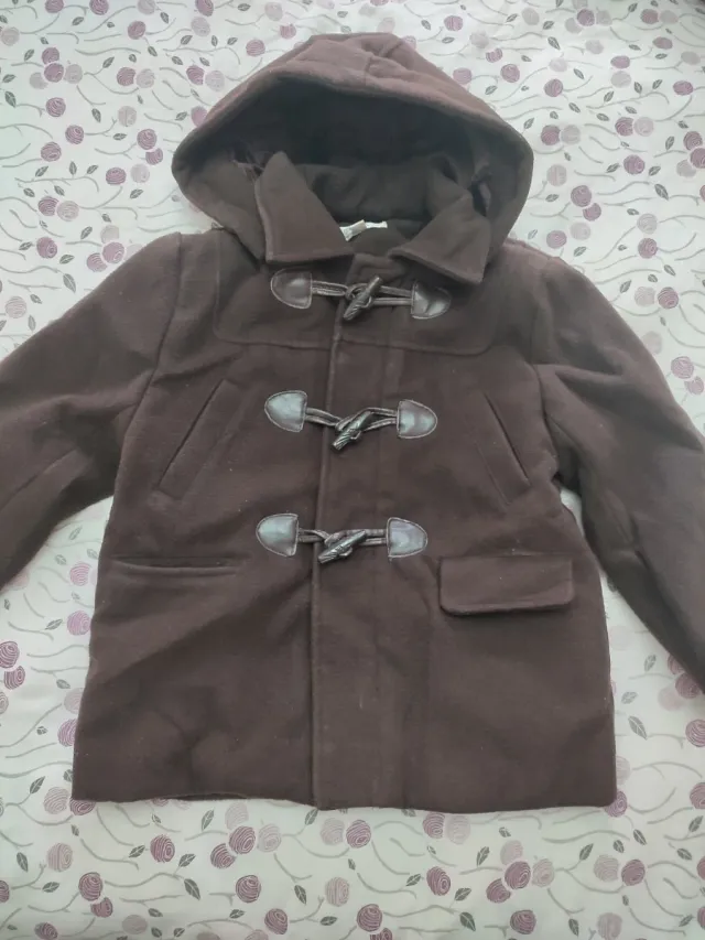 Chaquetón trenca niño marrón