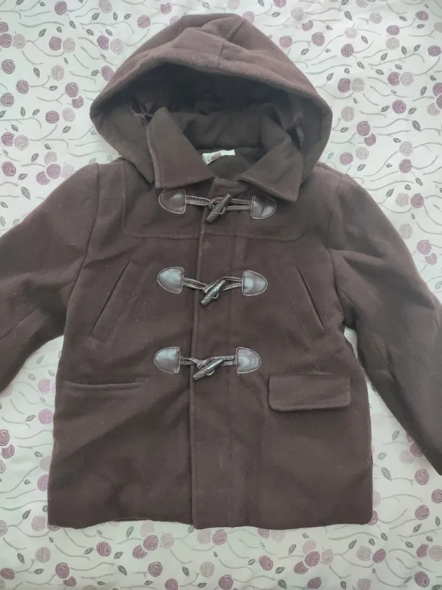 Chaquetón trenca niño marrón