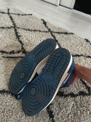 Nike Air Jordan 1 Mid Azul Rojo Blanco