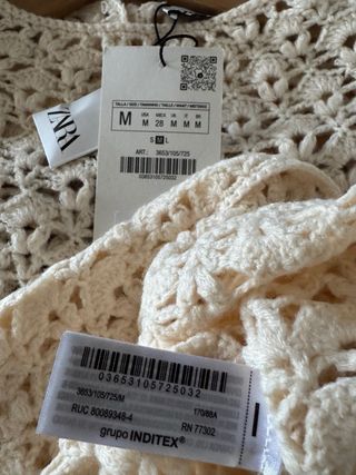 Jersey Zara calados M