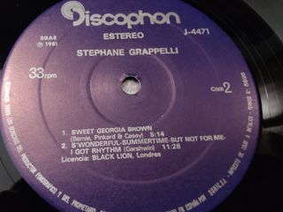 Vinilo Stephane Grappelli - I Got Rhythm!