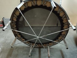 Trampolín redondo con funda