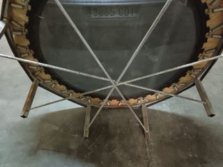 Trampolín redondo con funda
