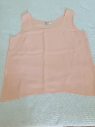 Camiseta tirantes mujer talla 48 rosa