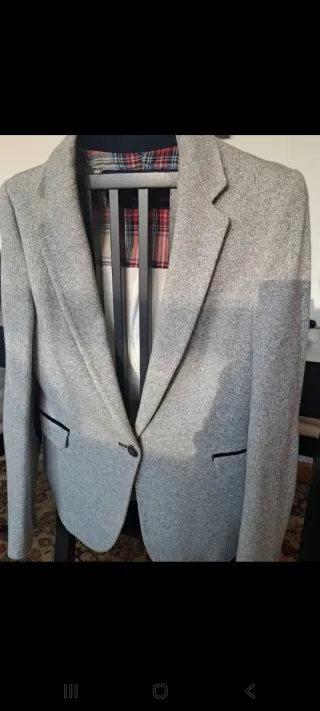 Chaqueta americana gris