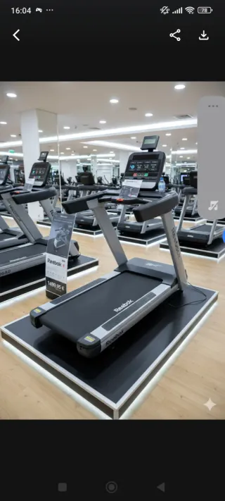 Cinta de correr profesional Reebok