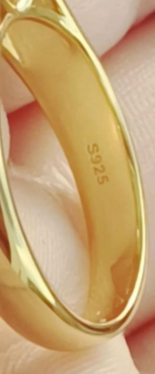 Anillo laminado oro 18k sobre plata 925 
