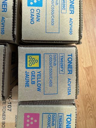Tóner Konica Minolta Color y Waste Toner Box