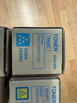Tóner Konica Minolta Color y Waste Toner Box