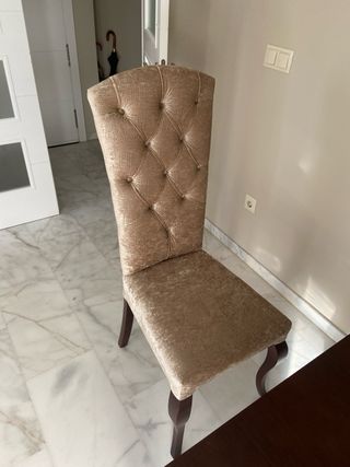 Conjunto mueble TV, aparador, 2 mesas y 6 sillas