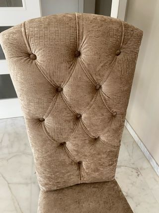 Conjunto mueble TV, aparador, 2 mesas y 6 sillas