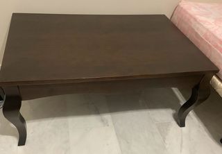 Conjunto mueble TV, aparador, 2 mesas y 6 sillas