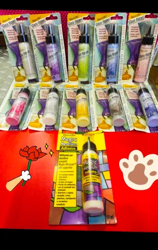 Pintura para cristal Decort Art Glass-tiques