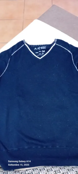 Maglia Armani Jeans Blu Taglia S