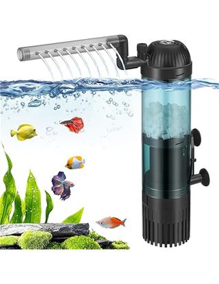SOUSLOW 6W Filtro de Acuario Interno con Flujo 500