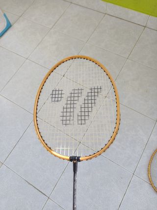 2 Raquetas de Bádminton Winn y plumas