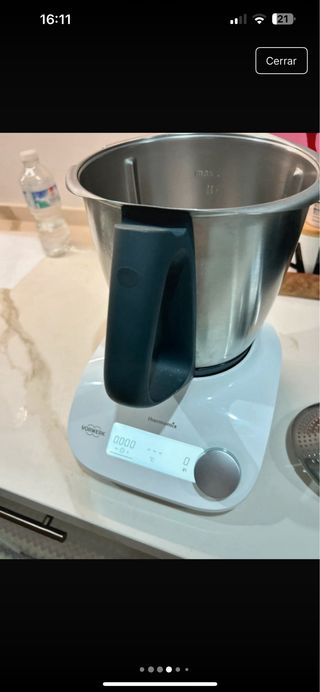 Thermomix TM6 con vaso cubilete y cortador