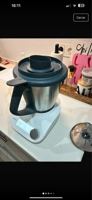 Thermomix TM6 con vaso cubilete y cortador