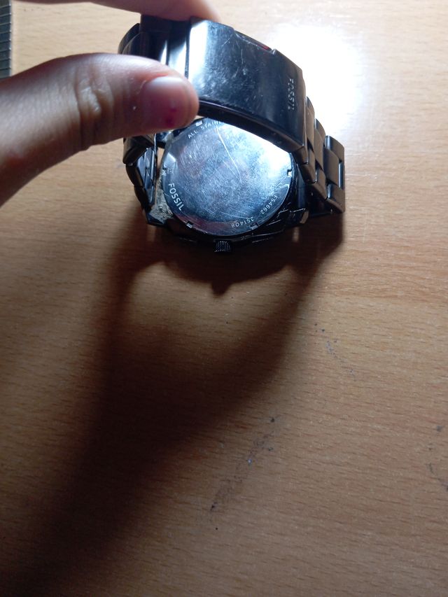 Reloj Fossil Negro y Plateado