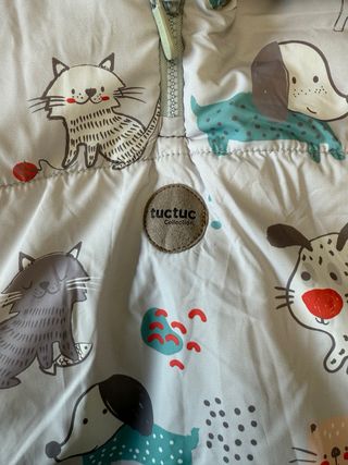 Saco para silla de paseo con estampado de animales