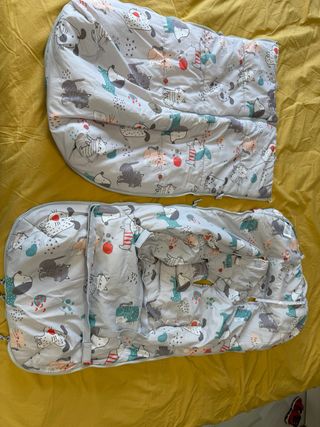 Saco para silla de paseo con estampado de animales