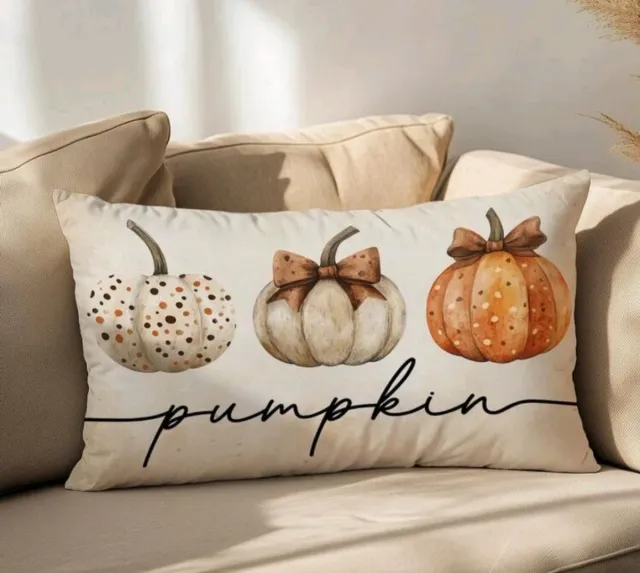 Cuscino 30x50 cm con zucche