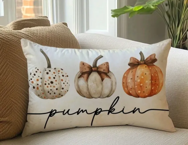 Cuscino 30x50 cm con zucche