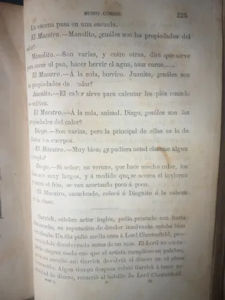 Libro Museo Cómico Tomos I y II (1863)
