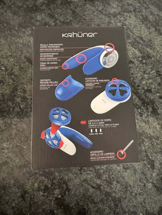 Quitapelusas Recargable Krüner 5W