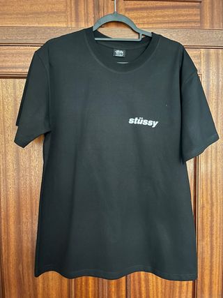 Camiseta Negra Stüssy talla L