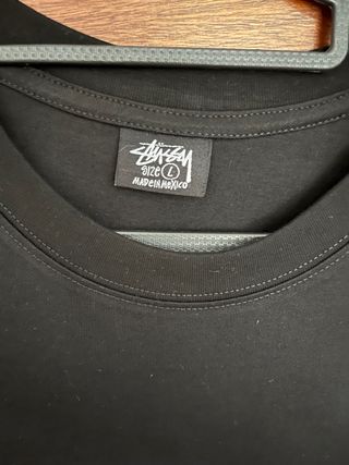 Camiseta Negra Stüssy talla L