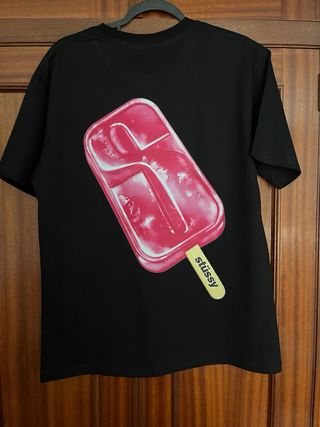 Camiseta Negra Stüssy talla L