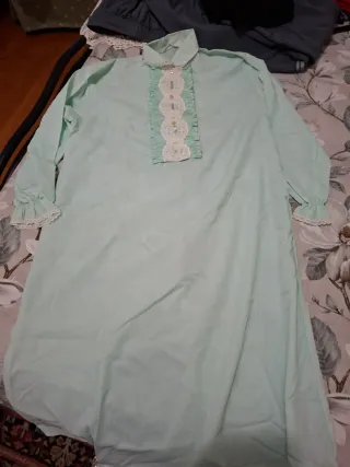 Camicia da notte vintage verde TG 4