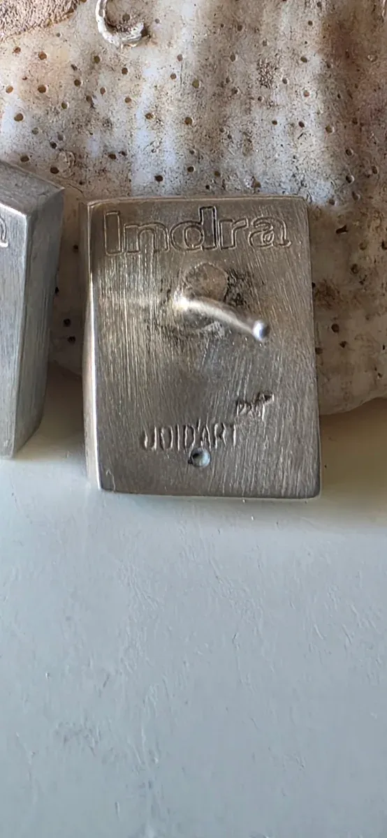 Pendientes Joidart Cuadrados Plata