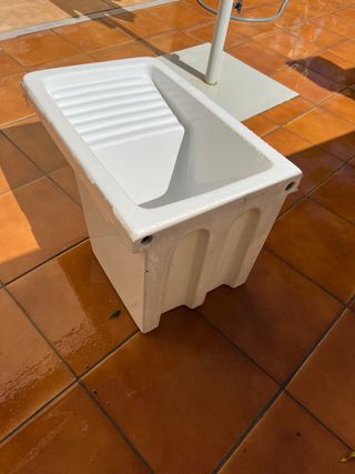 Pila de lavar Roca