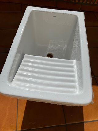Pila de lavar Roca