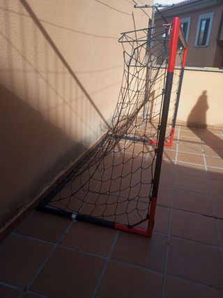 Portería fútbol niños y entrenamiento desmontable.