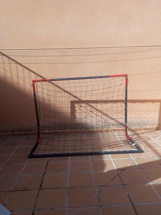 Portería fútbol niños y entrenamiento desmontable.