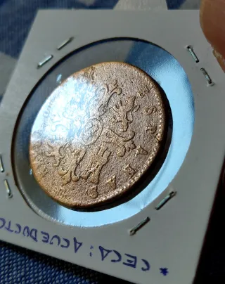 Moneda 8 Maravedíes 1838 España Ceca Segovia