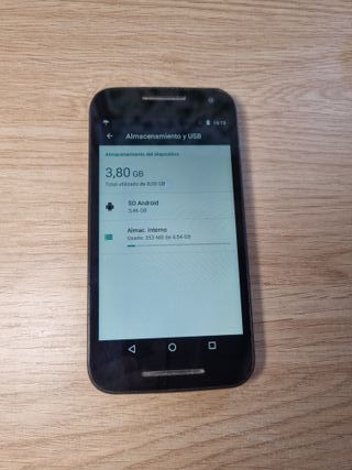 Móvil Motorola Negro