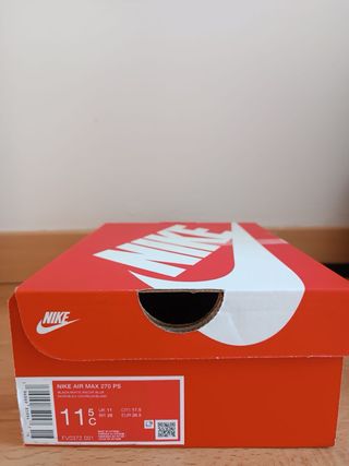 Zapatillas Nike Air Max 270 Niño Negras.