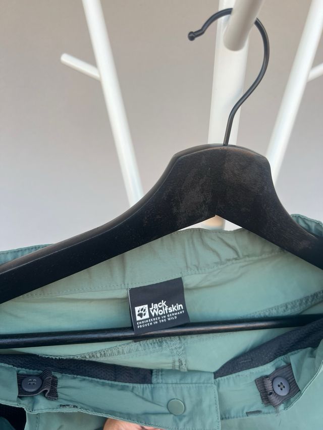 Pantaloni trekking Jack Wolfskin donna Verdi