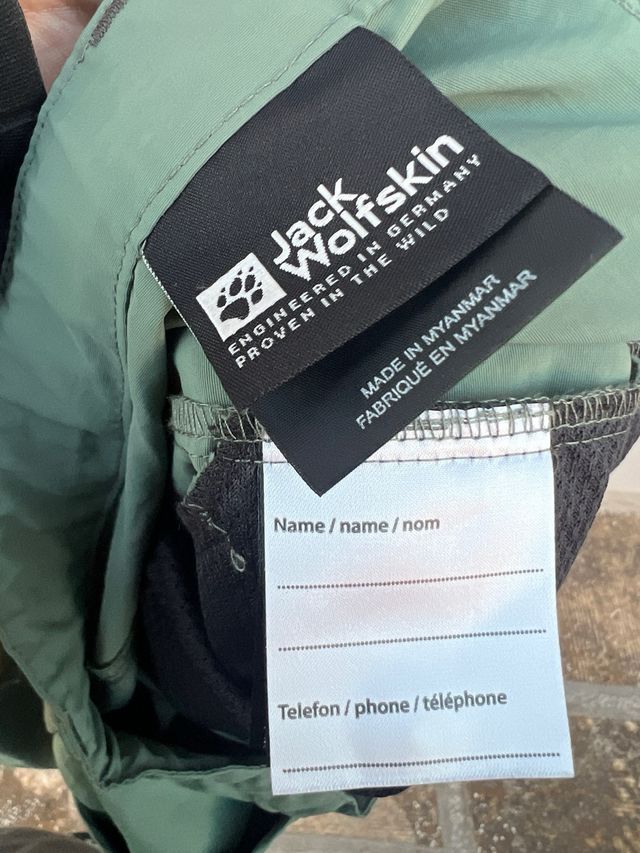 Pantaloni trekking Jack Wolfskin donna Verdi