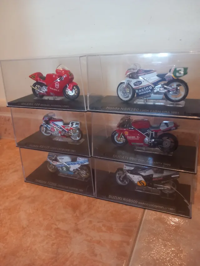 Motos de colección 6 unidades