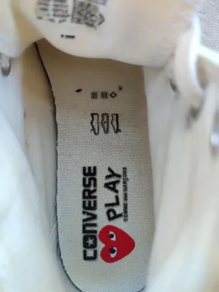 Converse Play CDG Corazón Rojo