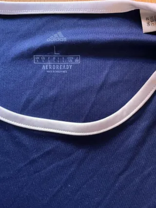 Camiseta Adidas Azul Talla L