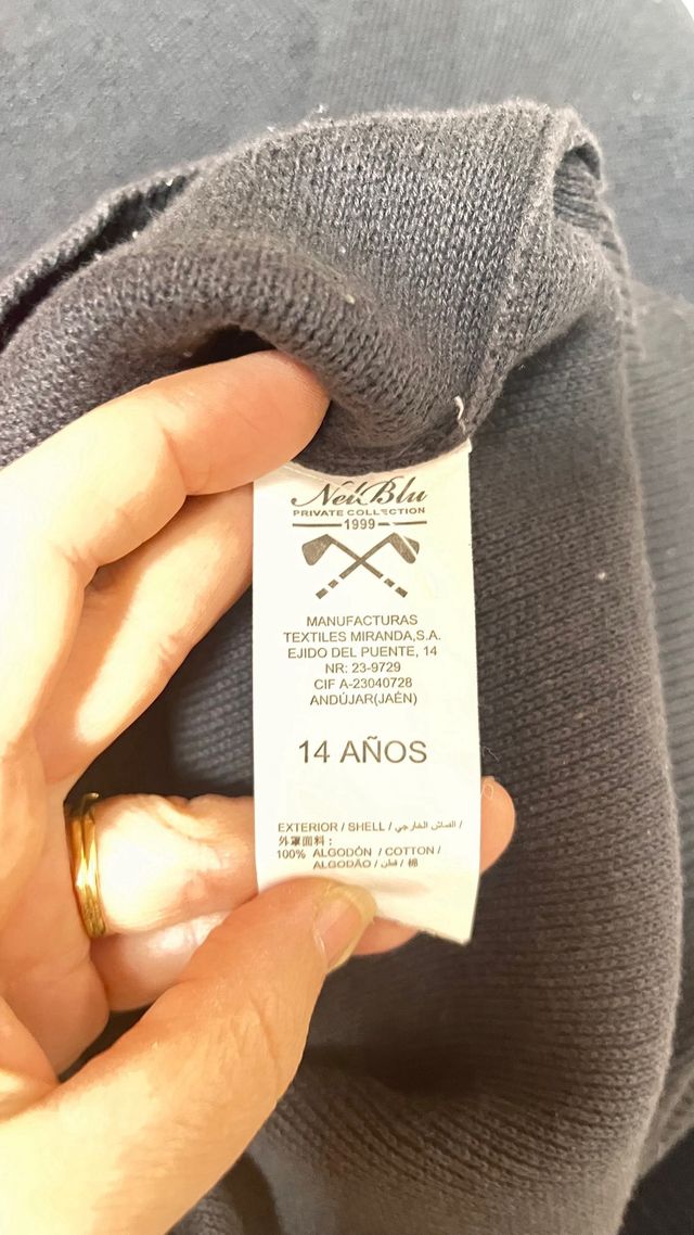 Sudadera con capucha gris oscuro niño