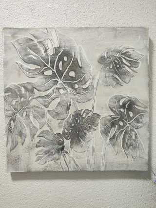 Cuadro Decorativo Hojas Montera