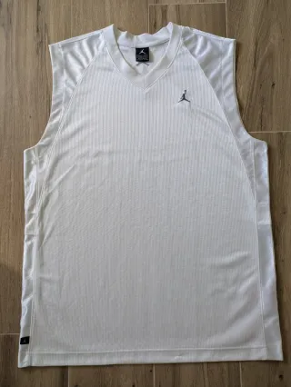 Camiseta sin mangas Jordan Blanca L