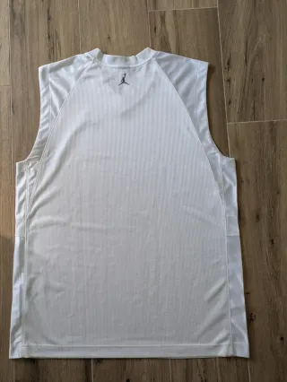 Camiseta sin mangas Jordan Blanca L